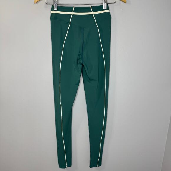 Yellow The Label Colby Contour Leggings Green High Rise Women's S - Picture 10 of 11